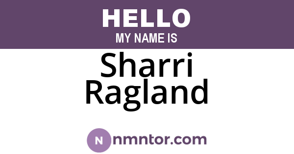 Sharri Ragland