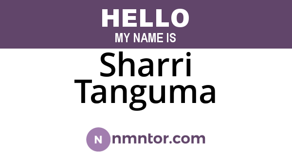 Sharri Tanguma