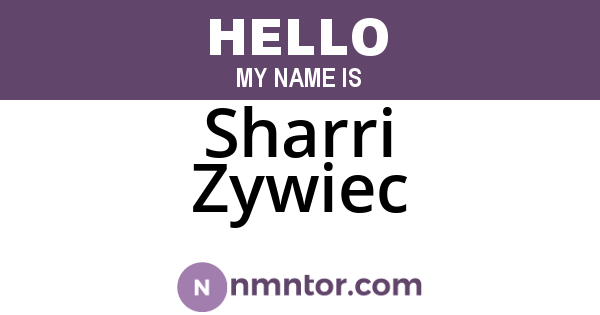 Sharri Zywiec