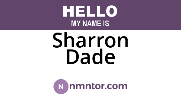 Sharron Dade