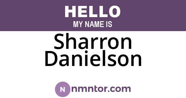Sharron Danielson