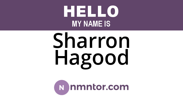 Sharron Hagood