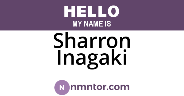 Sharron Inagaki