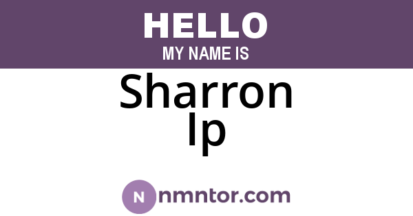 Sharron Ip