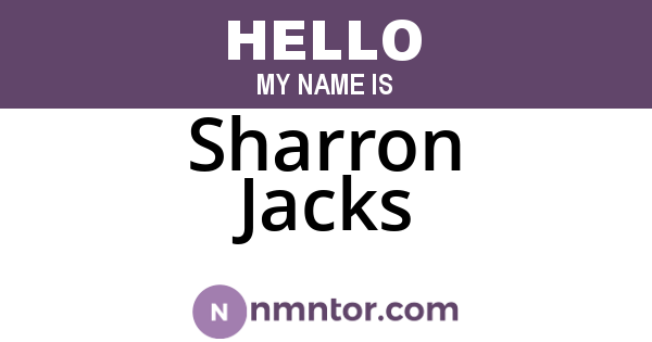 Sharron Jacks