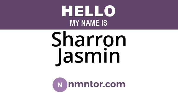 Sharron Jasmin