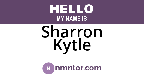 Sharron Kytle