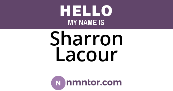 Sharron Lacour