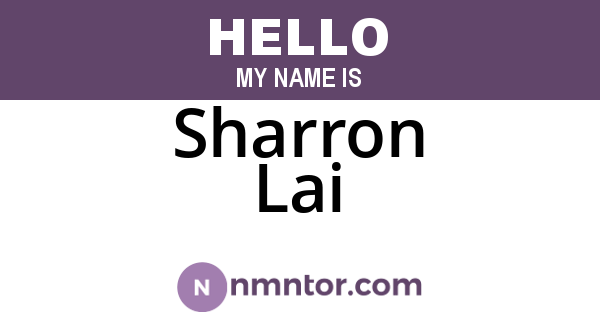 Sharron Lai