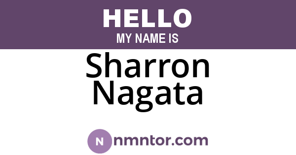 Sharron Nagata