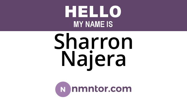 Sharron Najera