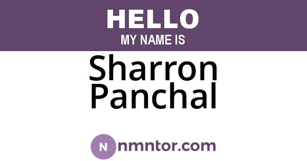 Sharron Panchal