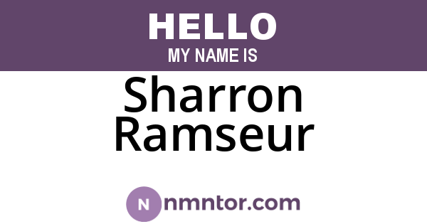 Sharron Ramseur