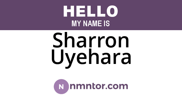 Sharron Uyehara