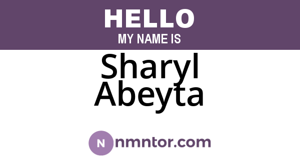 Sharyl Abeyta