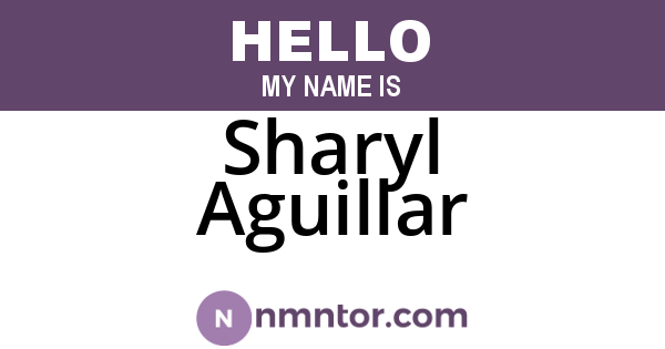 Sharyl Aguillar
