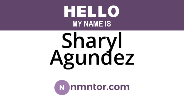 Sharyl Agundez