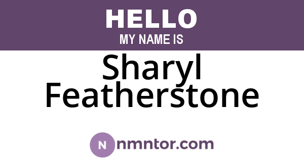 Sharyl Featherstone
