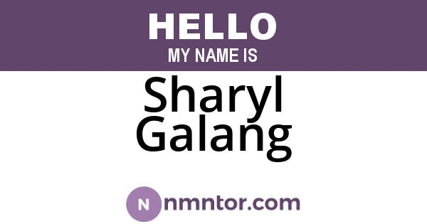 Sharyl Galang