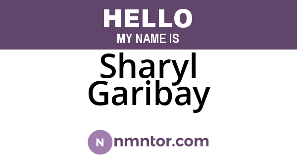 Sharyl Garibay