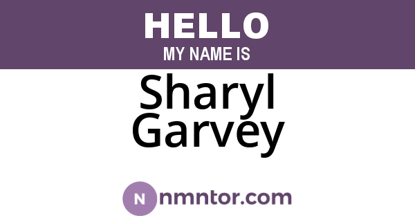 Sharyl Garvey