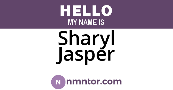 Sharyl Jasper