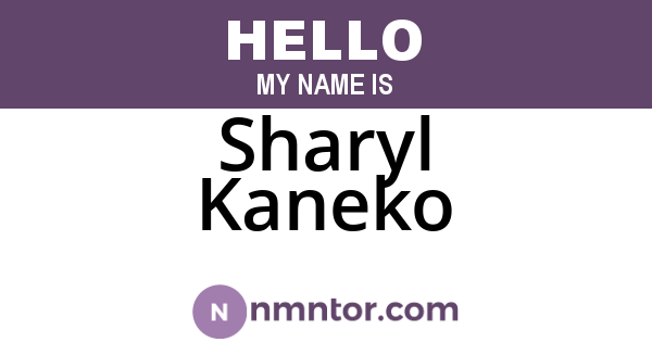 Sharyl Kaneko