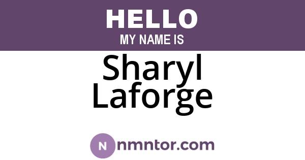 Sharyl Laforge