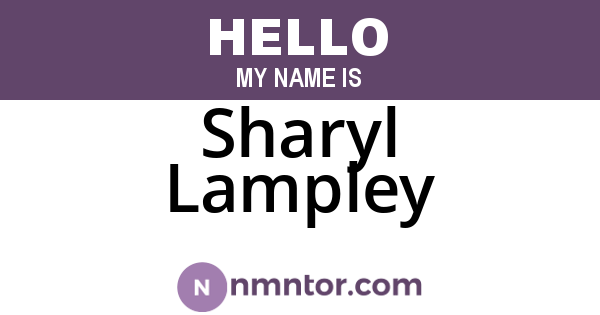 Sharyl Lampley