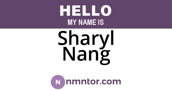 Sharyl Nang