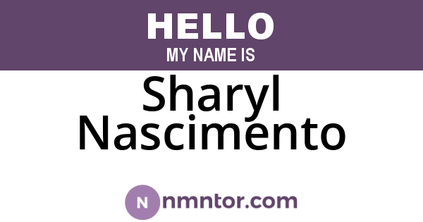 Sharyl Nascimento