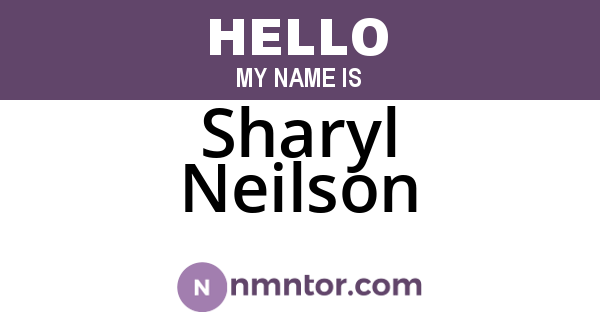 Sharyl Neilson