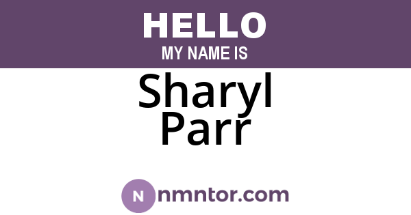 Sharyl Parr