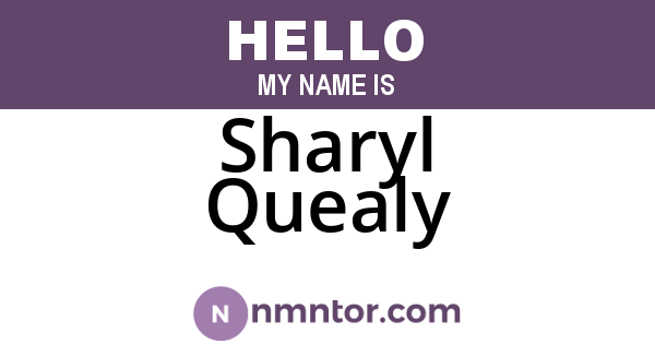 Sharyl Quealy