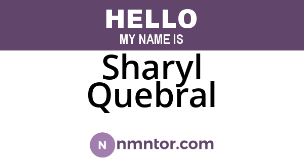 Sharyl Quebral