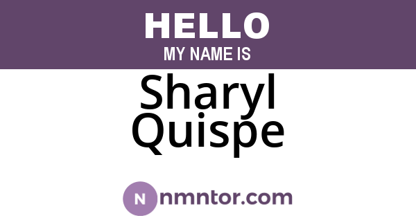 Sharyl Quispe