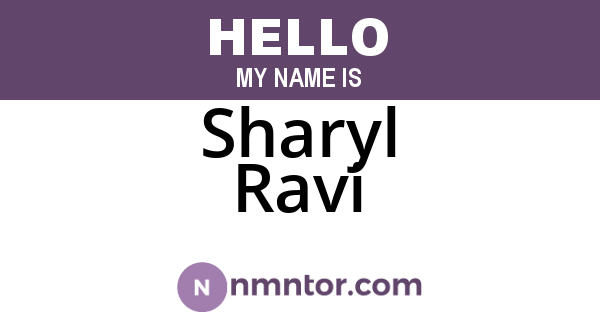 Sharyl Ravi