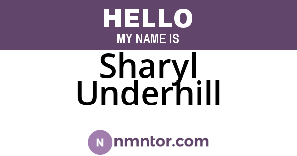 Sharyl Underhill