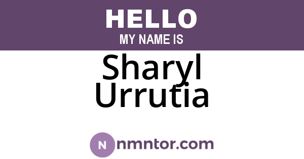 Sharyl Urrutia