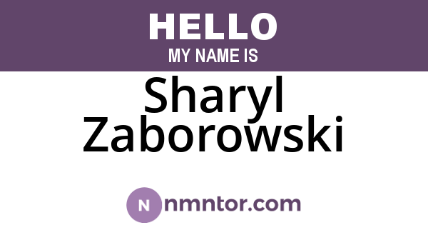 Sharyl Zaborowski