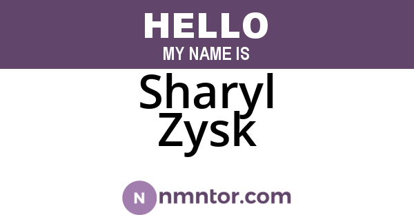 Sharyl Zysk