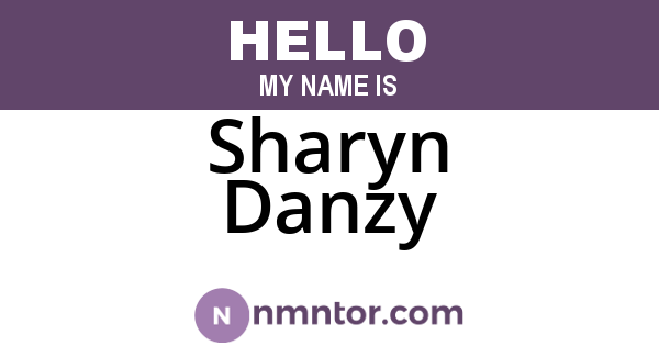 Sharyn Danzy