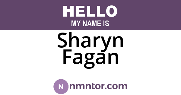 Sharyn Fagan