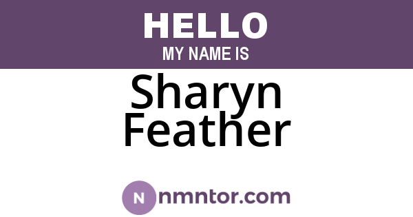 Sharyn Feather