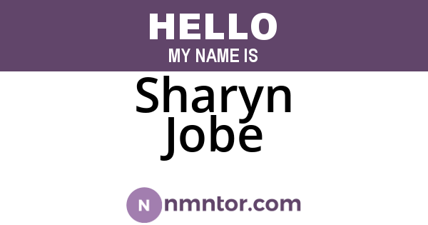 Sharyn Jobe