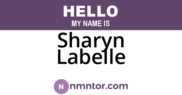 Sharyn Labelle