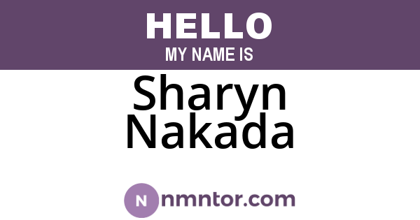 Sharyn Nakada