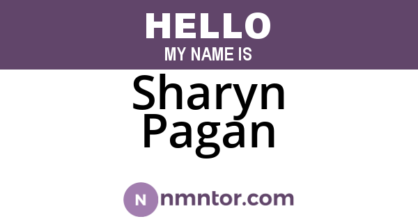 Sharyn Pagan