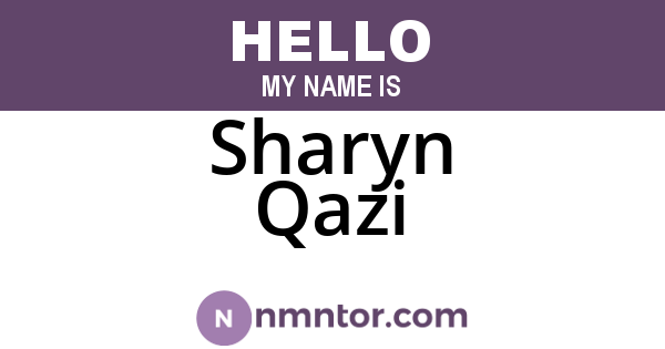 Sharyn Qazi