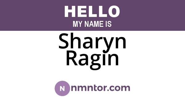 Sharyn Ragin